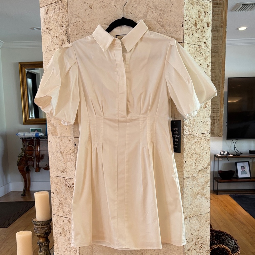 Tuckernuck Cream Mini Dress